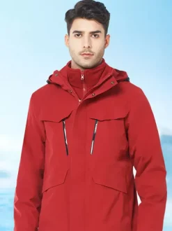 Vestes Homme Manteaux Veste Homme Vestes Homme Chic Color Block Noir Marine Foncé Cool