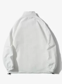 Vestes Hommes Manteaux Sport Décontracté Chic Noir Oversize Col Montant
