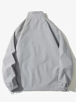 Vestes Hommes Manteaux Sport Décontracté Chic Noir Oversize Col Montant