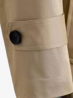 Vestes Pour Hommes Manteaux Double Boutonnage Col Rabattu Confortable Café Marron