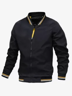 Vestes Hommes Manteaux Manches Longues À Glissière Éclaire Confortable Décontracté