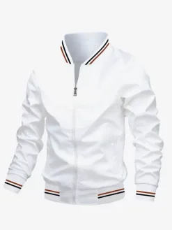 Vestes Hommes Manteaux Manches Longues À Glissière Éclaire Confortable Décontracté