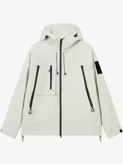Vestes Manteaux hommes Décontracté Sport à Capuche Noir Écru Blanc Incroyable
