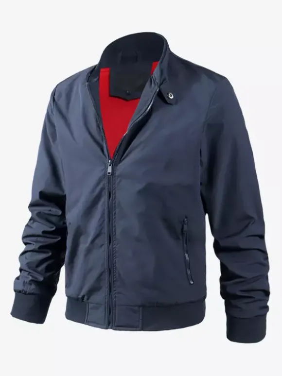 Vestes pour hommes avec poches zippées et manches longues