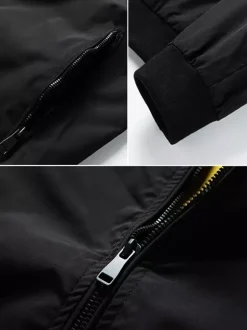 Vestes pour hommes avec poches zippées et manches longues