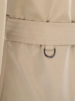 Vestes Pour Hommes Manteaux Croisé Col Rabattu Décontracté Abricot Clair Chic