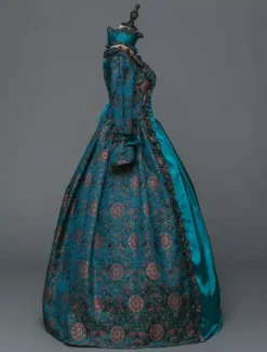 Victoria Robe médiévale Costume Rococo Marie Antoinette Déguisements Halloween Costume Opéra Rétro