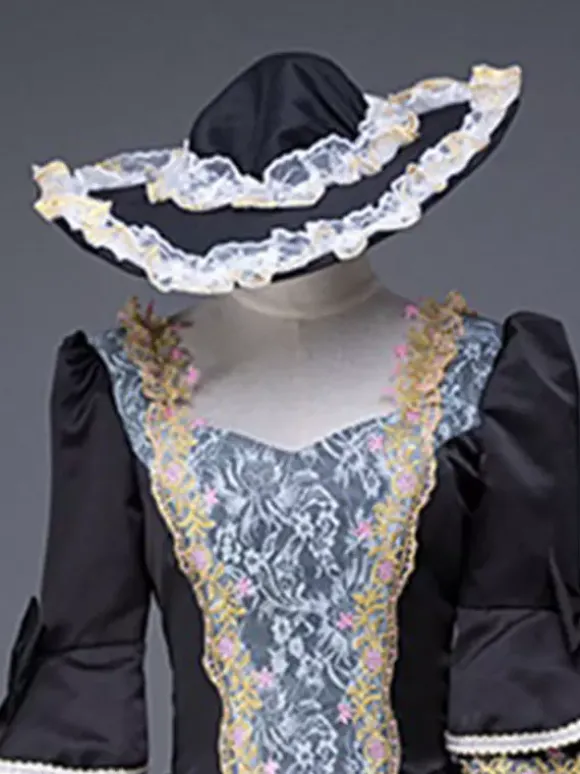 Vintage Chapeau Polyester Royal Costume Déguisement Rétro Accessoires