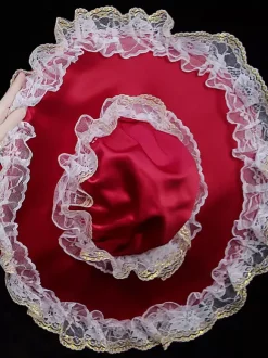 Vintage Chapeau Polyester Royal Costume Déguisement Rétro Accessoires