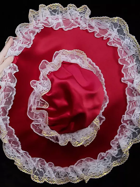Vintage Chapeau Polyester Royal Costume Déguisement Rétro Accessoires