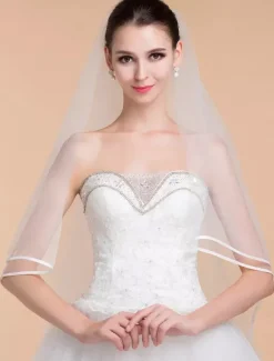 Voile de maigre de valse 1 couche en tulle de 3 mètre long