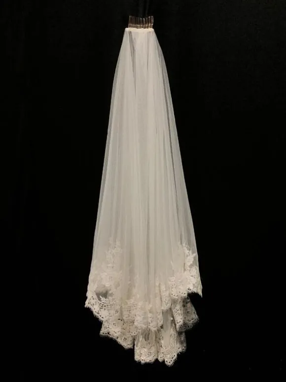 Voile de mariée ivoire