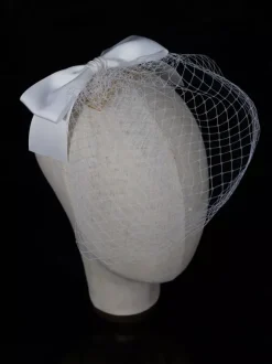 Voiles de mariage N艙uds Voile de mariée en filet à un niveau