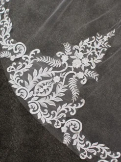 Voiles de mariage Voile de mariée cascade en tulle à un niveau