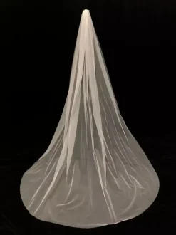 Voiles de mariage cascade Voile de mariée en tulle à un étage