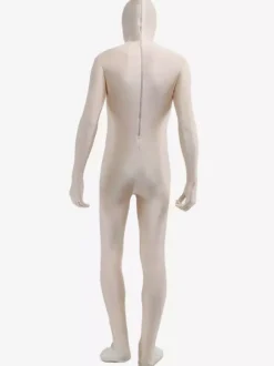 Vêtement de Zentai unisexe en couleur chair en coton de lycra Déguisements Halloween