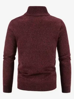 Vêtements Cardigan Pour Hommes Pulls Décontracté Manches Longues Zipper