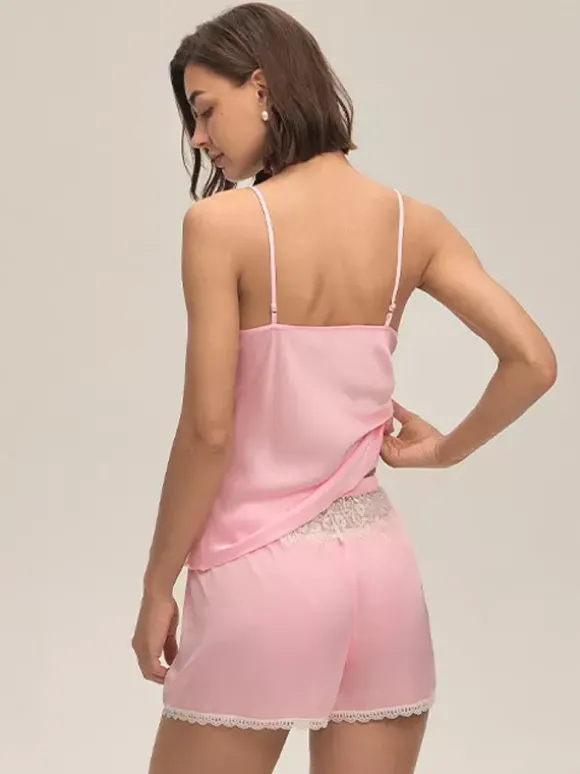 Vêtements d'intérieur à bretelles col sans manches tenue en mousseline
