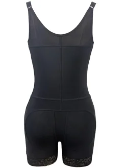 Women's Waip Shaper Underbust sans manches Ruffled Shaping Bodysuit
