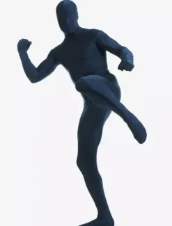 Zentaï en lycra spandex bleu marine foncé Déguisements Halloween