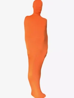 Zentai Orange Toussaint Cosplay Costume En Lycra Spandex Enveloppé Déguisements Halloween